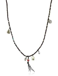 M.Cohen Hand made Designs Red Horn Beads and Charms Wrap Bracelet or Necklace
