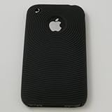 Black Silicone Skin Case for Apple iPhone 3G 8GB 16GB