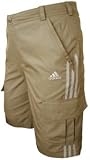 Mens Adidas Bermuda Cargo Khaki Shorts