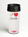 16 oz. Double Wall Insulated Tumbler with I Love Buddha - Paper Insert