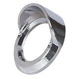 (2) 4 Chrome Round Light Grommet Cover W Visor Truck by Global Parts