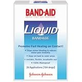 JOHNSON & JOHNSON Liquid Adhesive Bandages, 10 Applications per Box JOHNSON & JOHNSON Liquid Adhesive Bandages, 10 Applications per Box