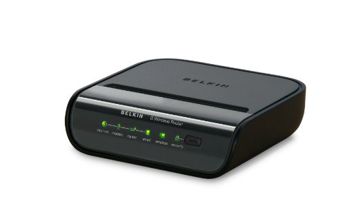 Belkin G Wireless Router with Easy Set Up & 54Mbps Transfer Speed (F5D7234uk4-H). For use with Cable or DSL Modem only