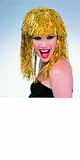 Gold Tinsel Cleopatra Wig, One Size fits Most