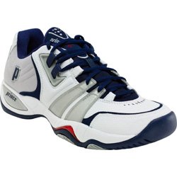 Prince Mens T 10 Wht Nav (WIDTH: Medium, SHOE SIZE:10) by Prince