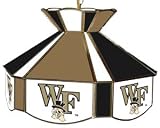 Wake Forest Demon Deacons Teardrop Stained Glass Swag Light