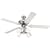 Westinghouse 7855600 Jewel Four-Light 52-Inch Five-Blade Ceiling Fan, White with Frosted Globes