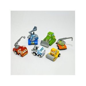 12 Pull Back Construction Truck Toy Vehicles