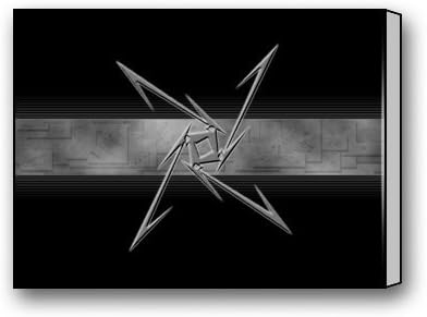 Funnyone Custom Modern Wall Art Decoration for Home Metallica Canvas Prints
