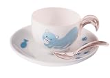 Guzzini Set of two Cat Espresso Cups, Saucers and Spoons  from Guzzini