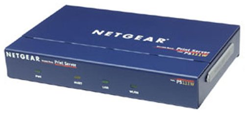 NETGEAR PS111W - Print server - parallel - Ethernet, Fast Ethernet - 10Base-T, 100Base-TX