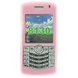 Research In Motion RIM BlackBerry Pearl 8130 Premium Pink Silicone Skin Case Cover