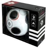 Adidas EURO 08 Europass Matchball,Größe 5, metallic white/black/chrome in Präsentationsbox Adidas EURO 08 Europass Matchball,Größe 5, metallic white/black/chrome in Präsentationsbox