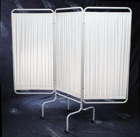 Panel Screen - Casters & Crutch Tips - 3 panel