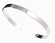 Sterling Silver High Polish Love Theme Cuff Bracelet