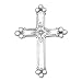 Beaded Cross Brooch