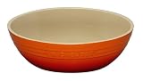 Le Creuset Stoneware Oval Serving Bowl, Volcanic
