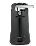 Hamilton Beach 76390 Chrome Lever OpenStation Can Opener, Black