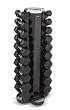 Hampton Fitness 10 Pair Two-Sided Vertical Rack - V-2-10