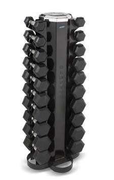 Hampton Fitness 10 Pair Two-Sided Vertical Rack - V-2-10