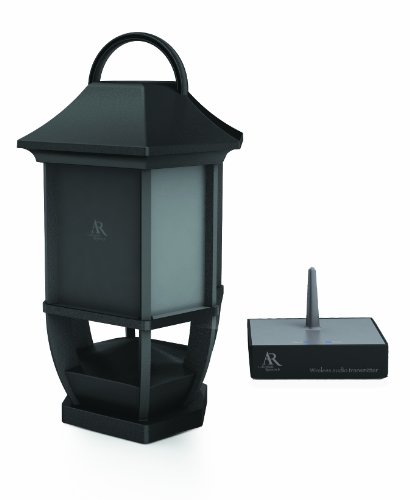 Audiovox Acoustic Research AW827 Portable Wireless Speaker with Post Topper Included (Black)