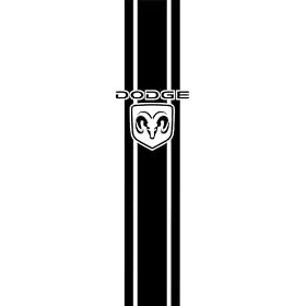 Dodge - Multi-Stripe - Black - Truck Bed Graphics