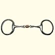 Coronet Copper Roller Mouth Flat Ring Eggbutt Snaffle Bit - 5"