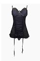 Keyhole Teddy Plus Size by Bed of Roses AMY007