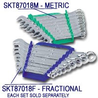 9pc. Metric Combination Wrench Set w/Sure Grip Locking Wrench Rack 9pc. Metric Combination Wrench Set w/Sure Grip Locking Wrench Ra