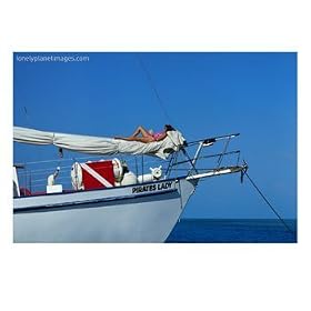 Sailing In The Bahamas., Bahamas, Photographic Print by Greg Johnston, 40x30