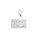 Search : 14k Gold Diamond Camera Charm (1/10 cttw)