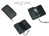 Summit Sony PSP Deluxe Leather Carrying Case and Hand Strap with Free Scree ....