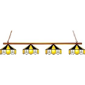 NCAA Appalachian State Mountaineers 4-Light Game Table Lamp