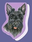 Scottish Terrier Sticky Notes Notebook