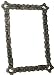 Recycled Bike Chain frame for your 5x7 print by Resource Revival - 5x7