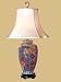 Imari Vase Lamp with Hand Made Shade