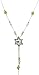 Shimmers Necklace:Ornate Star of David - Pearl, Jade and Aventurin Beads, by Neta