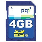 Pqi Sdhc High Capacity Sd Flash Card, 4Gb, Class 6