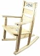 Childrens Rocking Chair - Jungle Theme - Natural Color - Personalized