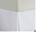 Divatex 200-Thread Count Queen Bed Skirt/Dust Ruffles, White