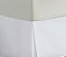 Divatex 200-Thread Count Queen Bed Skirt/Dust Ruffles, White