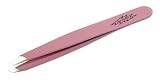 Tweezerman Stainless Steel Slant Tweezer, Pink