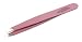 Tweezerman Stainless Steel Slant Tweezer, Pink