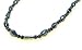 Magnetic Hematite Heptagon Shape Beaded Necklace - Style Hn005