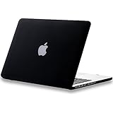 Kuzy - Retina 13-inch BLACK Rubberized Hard Case for MacBook Pro 13.3" with Retina Display A1502 / A1425 (NEWEST VERSION) Shell Cover - BLACK