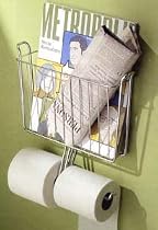 Magazine and Toilet Paper Holder