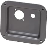 Penn-Elcom D0949/12K Dish Neutrik D + 1/4 Black 4 x 4-3/8