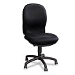 Ambition&trade; Pushbutton High Back Swivel/Tilt Chair, Black (SAF3460BL)