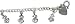 Sterling Silver Dollar Signs Charm Anklet