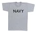 Military T-Shirt Grey Navy Logo Physical Training Shirt